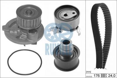 Ruville 55305701 водяной насос + комплект зубчатого ремня на OPEL ASTRA F (56_, 57_)