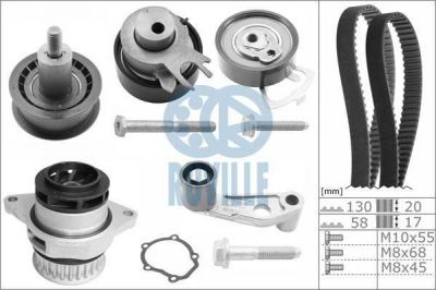 Ruville 55456702 водяной насос + комплект зубчатого ремня на VW GOLF IV (1J1)