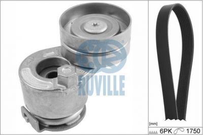 Ruville 5552780 поликлиновой ременный комплект на RENAULT MEGANE III Наклонная задняя часть (BZ0_)