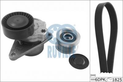 Ruville 5554580 поликлиновой ременный комплект на VOLVO S80 I (TS, XY)