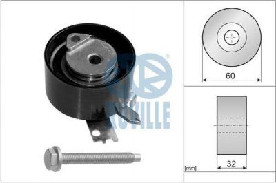 RUVILLE Ролик ремня ГРМ RENAULT LOGAN/KANGOO/MEGANE 1.5D 01- натяжной (7701473120, 55581)