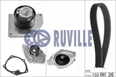 Ruville 55629701 водяной насос + комплект зубчатого ремня на SUZUKI GRAND VITARA II (JT)