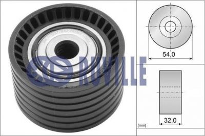 RUVILLE Ролик обводной RENAULT CLIO II /MEGAN 1.4 L 16V (55640)