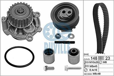 Ruville 55772701 водяной насос + комплект зубчатого ремня на AUDI A3 (8P1)