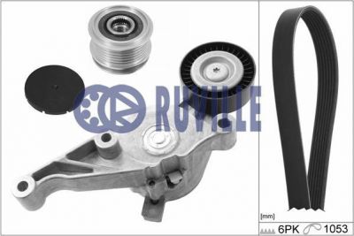 Ruville 5579080 поликлиновой ременный комплект на SKODA SUPERB (3T4)