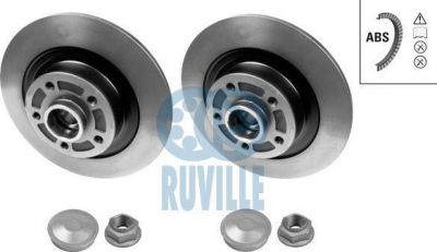 Ruville 5589BD тормозной диск на RENAULT LAGUNA III (BT0/1)