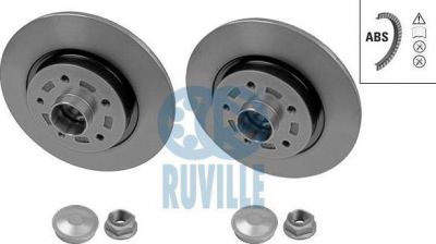 Ruville 5591BD тормозной диск на RENAULT KANGOO BE BOP (KW0/1_)