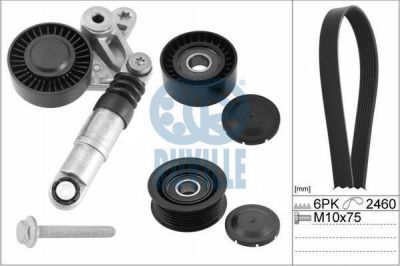 Ruville 5635880 поликлиновой ременный комплект на AUDI A6 Allroad (4FH, C6)