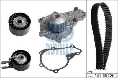 Ruville 56676731 водяной насос + комплект зубчатого ремня на FORD B-MAX (JK)