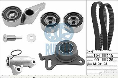 Ruville 5734370 комплект ремня грм на MITSUBISHI PAJERO SPORT II (KH_, KG_)