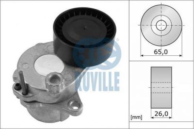 Ruville 57521 натяжная планка, поликлиновой ремень на MERCEDES-BENZ E-CLASS купе (C207)