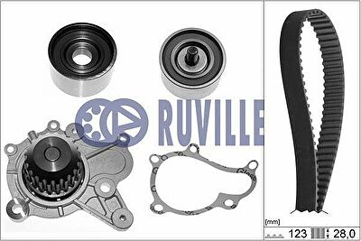 Ruville 58408702 водяной насос + комплект зубчатого ремня на KIA SPORTAGE (JE_, KM_)