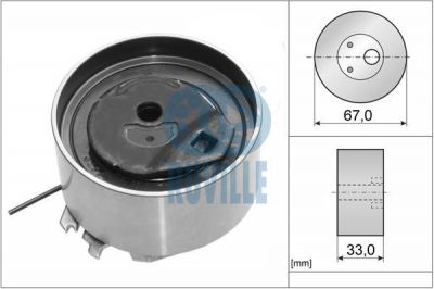 Ruville 58619 натяжной ролик, ремень грм на DODGE STRATUS II