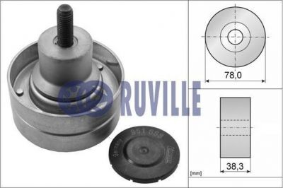 Ruville 58941 паразитный / ведущий ролик, поликлиновой ремень на DAF CF 85