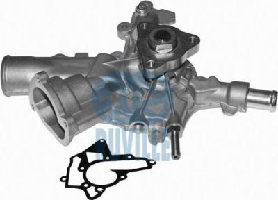 RUVILLE Водяная помпа OPEL Agila/Corsa C/D /Astra H/Meriva 1,0-1,4L 09/00-> 1334145/24469102 (1334145, 65381)