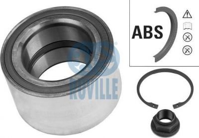 Ruville 6639 Подшипник ступ.CITROEN JUMPER/FIAT DUCATO/PEUGEOT BOXER 06- пер.