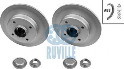 Ruville 6644BD тормозной диск на PEUGEOT 208