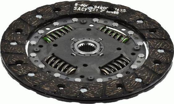 SACHS 1862512031 Диск сцепл.VW G3 1.4 91>98