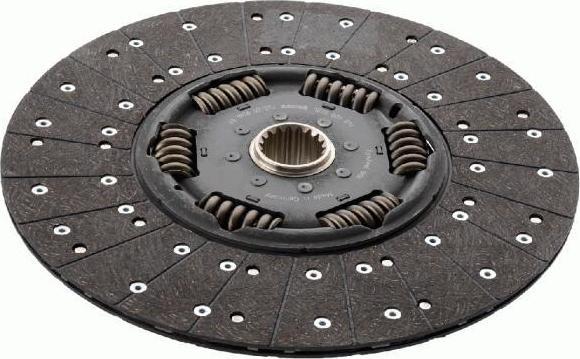 SACHS 1878 007 072 диск сцепления на MERCEDES-BENZ ACTROS