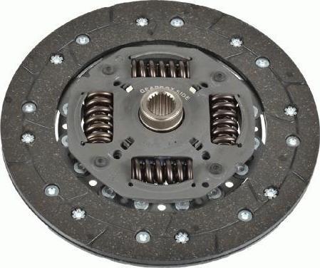 SACHS 1878 600 673 диск сцепления на OPEL CORSA D