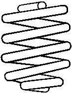 SACHS 997 350 пружина ходовой части на AUDI 100 (4A, C4)