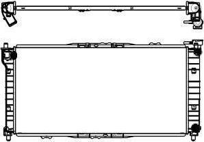 SAKURA Радиатор основной MAZDA 626/MX6 94-97 mot.1.8L (FSJ215200, 33011023)