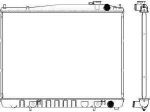 Sakura 3341-1011 радиатор, охлаждение двигателя на NISSAN PATHFINDER II (R50)