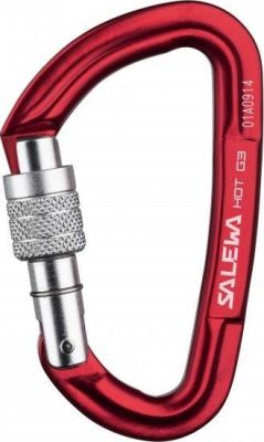 Карабин Salewa Hardware HOT G3 SCREW CARABINER RED (б/р:UNI)