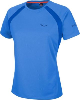 Футболка для активного отдыха Salewa 2016 PUEZ (SPORTY B) DRY W S/S TEE royal blue/8310 (EUR:44/38)