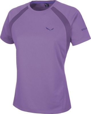 Футболка для активного отдыха Salewa 2016 PUEZ (SPORTY B) DRY W S/S TEE aster/6310 (EUR:42/36)