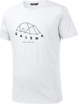 Футболка для активного отдыха Salewa 2017 FANES TENT DRI-REL M S/S TEE white (EUR:54/2X)