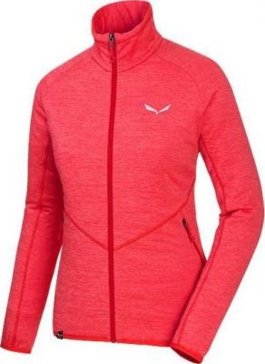 Флис для активного отдыха Salewa 2017 PUEZ MELANGE PL W FZ hot coral (EUR:40/34)