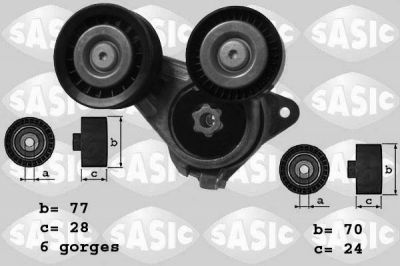 Sasic 1626083 натяжитель ремня, клиновой зубча на FORD FOCUS II седан (DA_)