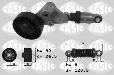 Sasic 1626154 натяжитель ремня, клиновой зубча на OPEL ASTRA G универсал (F35_)