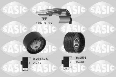 Sasic 1754001 комплект ремня грм на RENAULT MEGANE III Наклонная задняя часть (BZ0_)