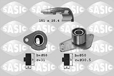 Sasic 1754015 комплект ремня грм на RENAULT CLIO II (BB0/1/2_, CB0/1/2_)