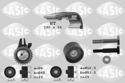 Sasic 1756008 комплект ремня грм на OPEL ASTRA H фургон (L70)