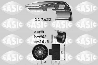 Sasic 1756069 комплект ремня грм на FORD FOCUS II (DA_)