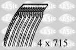 Sasic 1770004 поликлиновой ремень на DAIHATSU CUORE VI (L251, L250_, L260_)