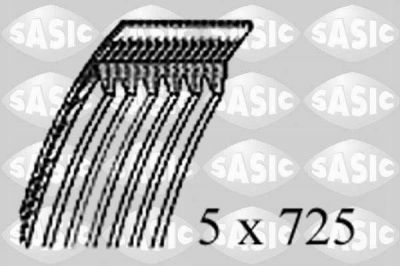 Sasic 1770029 поликлиновой ремень на PEUGEOT 405 I (15B)