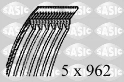 Sasic 1770038 поликлиновой ремень на FIAT TEMPRA S.W. (159)