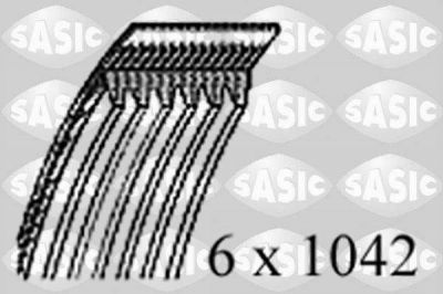 Sasic 1770081 поликлиновой ремень на SKODA OCTAVIA (1Z3)