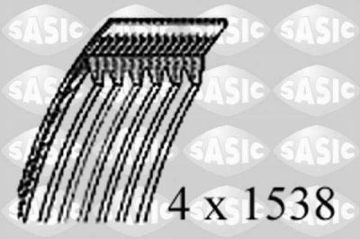 Sasic 1774025 поликлиновой ремень на RENAULT CLIO II (BB0/1/2_, CB0/1/2_)