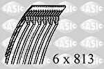 Sasic 1776061 поликлиновой ремень на FIAT STILO (192)