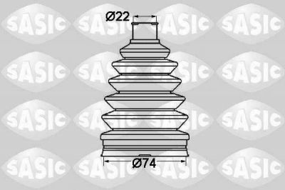 Sasic 1904008 Пыльник ШРУСа RENAULT LOGAN/DUSTER/CLIO III/TWINGO 08- наружный