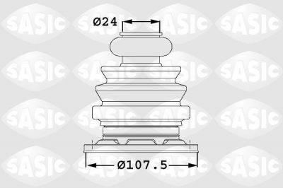 Sasic 1906003 комплект пылника, приводной вал на AUDI A4 Avant (8D5, B5)