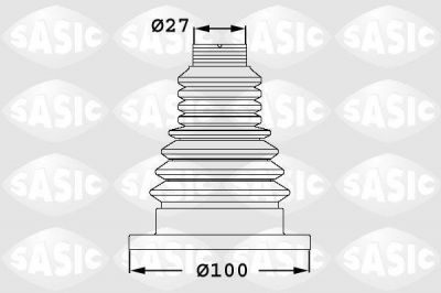 SASIC Комплект пыльника внутреннего ШРУСа AUDI A3/VW G5/POLO/SKODA FABIA 1.4>3.2 96> (1K0498201, 1906033)