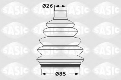 SASIC Комплект пыльника ШРУСа наруж к-т vag 1k0 498 203 (1K0498203, 1906038)