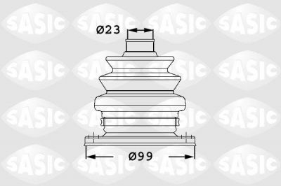 Sasic 1906042 комплект пылника, приводной вал на FIAT MAREA Weekend (185)