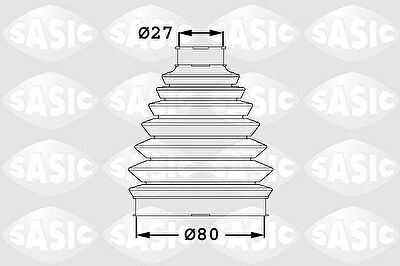 Sasic 1906044 комплект пылника, приводной вал на FIAT GRANDE PUNTO (199)